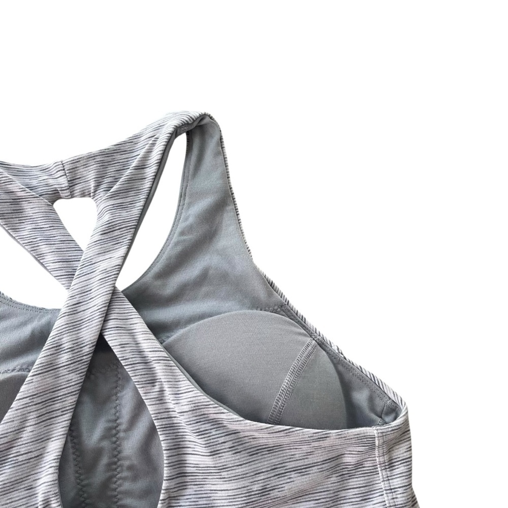 Lululemon Women’s 6 Wee Are From Space Nimbus Battleship Sweat Reps 2 in 1 Tank - Picture 7 of 14
